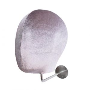 T&ecirc;te de mannequin pliable pour salon de coiffure, cadre en fer robuste, design amovible, pas d'outils d'assemblage modulaire, t&ecirc;te d'affichage de perruque (Asjcj, neuf)