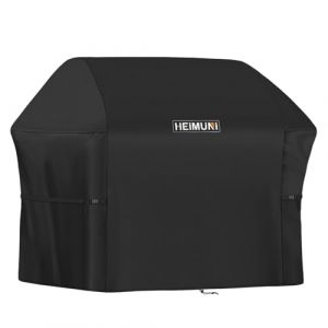 HEIMUNI Bache Barbecue Exterieur, Housse de Barbecue pour Weber Genesis 300 Série, 420D Oxford Housse Barbecue Exterieur Imperméable pour Weber 2-3 Brûleurs Barbecue à Gaz (152x66x111cm) (Smartoper, neuf)