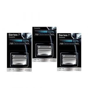 Tête De Rechange 70S, Compatible Avec Les Rasoirs Électriques Braun Series 7 790cc, 760cc, 750cc, 720, 799, 797, 720, 730, 765cc 70S(3pc-70S) (youqinyong, neuf)