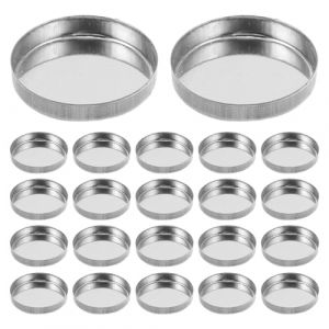 Gatuida 30 godets ronds vides pour fards &agrave; paupi&egrave;res et blush - Palette de fards &agrave; paupi&egrave;res et blush en m&eacute;tal - Bo&icirc;te de maquillage portable &agrave; remplir, id&eacute;ale pour les voyages et le rangement (Brandon Zou, neuf)