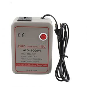 NICCOO Convertisseur De Tension, 220v Vers 110v 1000W Transformateur De Convertisseur De Tension Abaisseur Convertisseur De Tension DAlimentation Pour Soufflet 500W (TPYN-EU, neuf)