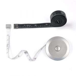 WINTAPE 2 Pièces Metre Ruban Couture 1.5m, Ruban à Mesurer Rétractable pour Mesures Corporelles Ruban Souple, Mètre Ruban Double Face pour Regime Couture Tailleur, Ruban Mesure Corps (WINTAPE, neuf)