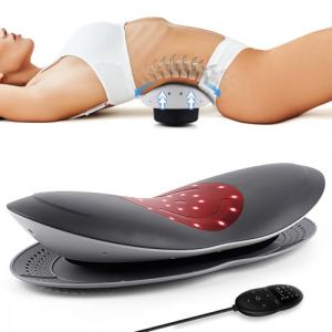 Appareil de massage lombaire électrique, appareil de traction lombaire, appareil de massage du dos, appareil de massage infrarouge, massage vibrant et coussin d'air (WHKCLTDD, neuf)