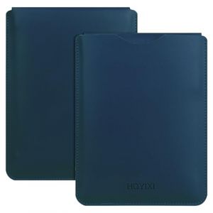 HoYiXi Housse Universelle pour 6 Pouces Kindle/Kobo/Voyaga/Lenovo/Pocketbook/Sony/Tolino E-Book E-Reader Étui Pochette en Cuir légère pour Ebook de 6 Pouces - Bleu (Somei, neuf)