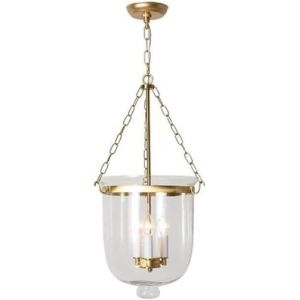 G&eacute;n&eacute;rique LAUMZX Suspension lanterne dor&eacute;e vintage, lustre cloche industriel en verre transparent, plafonnier de style ferme &agrave; 2 lumi&egrave;res for &icirc;lot de cuisine, entr&eacute;e, salle &agrave; manger, hall d'entr&eacute;e (mu ti bo ci, neuf)