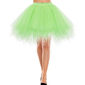 Bbonlinedress Ballet Tutu Jupon Tulle Carnaval Jupe de Déguisement Soirée Bal Cocktail Fête pour Adult Multicolore à Choisir Mint L (Bbonlinedress, neuf)