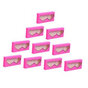 FRCOLOR 10 Pi&egrave;ces Bo&icirc;te &agrave; Cils Vide Papier &Eacute;tui De Rangement Pour Cils Bo&icirc;te Emballage Pour &agrave; (Laners, neuf)