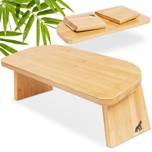 My Fat Gorilla Banc de Méditation Pliable en Bambou, Siège de Yoga Ergonomique, pour Une Expérience de Méditation Profonde et Confortable (My Fat Gorilla, neuf)
