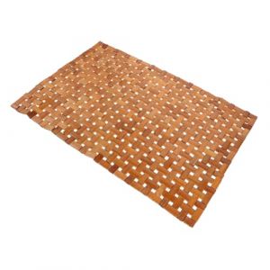 KAILIKETIY Tapis De Bain Antidérapant Bambou Tapis Pliable Pour Sauna Et Salle De Bain Accessoire De Confort Ergonomique Pour Utilisation Sécurisée Les Espaces Humides (GODDE, neuf)