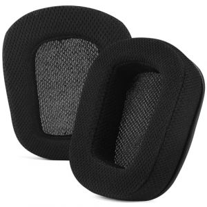 Yizhet 1 Paire Remplacement Coussinets d'oreille Compatible avec Logitech G935 G933 G635 G633 Coussinets d&rsquo; Oreille de Rechange en Mousse de M&eacute;moire (Noire) (Laipuke Trading, neuf)