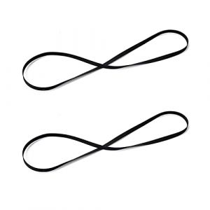 Courroies de Rechange pour Lecteur de Disque Vinyle R&eacute;tro Compatible,Ensemble de Courroies de Platine Vinyle,Ceinture de Tourne Disque,avec Tous Les Types de Platines &agrave; Courroie 270mm 2 Pcs Tokaneit (JUSSD, neuf)