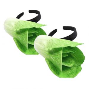 EPIGEIST Ensemble De 2 Bandeaux De Maquillage En Chou Chinois Couvre-chefs Pour Déguisement D'halloween -tête Végétal Pour Adultes (Laimmde, neuf)