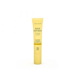 Baume à Lèvres 3 en 1 Effet Volumisant Effet Brillant, avec Peptides, Céramides, Acide Hyaluronique et Pigments, Hydratation Profonde, Volume et Brillance, Cacao, Lèvres Douces, Nourrissant, Vegan (ALMA SECRET COSMETICS, neuf)