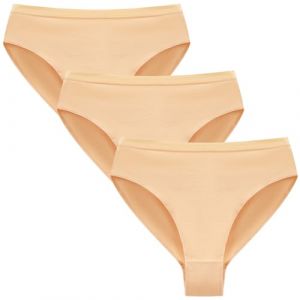 Adorel Slip Danse Coton Ballet Culotte Panty Fille Lot de 3 Chair 12-14 Ans (Taille Fabricant 160) (Adorel EU, neuf)