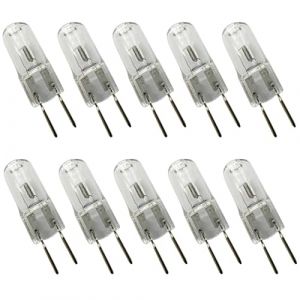 DLEDMOP Ampoule Halog&egrave;ne GY6.35 70W/20W/35W/50W 12V, Variable, Blanc Chaud 2700K, Pour &Eacute;clairage Paysager Sous Armoire,10 Pi&egrave;ces (moranstor, neuf)