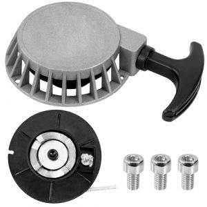Tunejoy Tirez D&eacute;marreur Moto Tire D&eacute;marrage Lanceur Moteur Pull Starter 47cc 49cc Pour VTT Quad Dirt Scooter Bike Pocket Bike Engrenage 2 Temps Boucle Argent (HYPER SHOP SRL, neuf)