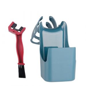 Kit de nettoyage de cha&icirc;ne de moto avec brosse &agrave; cha&icirc;ne, outil d'entretien de cha&icirc;ne pour nettoyer et huiler la cha&icirc;ne, nettoyant de cha&icirc;ne de v&eacute;lo avec brosse et huile, kit d'entretien de cha&icirc;ne pour (XiQiYuyidian, neuf)