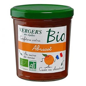 Confiture Extra Bio Abricot 370g de Verger des Alpilles Bio - Douceur fruit&eacute;e et certifi&eacute;e biologique pour vos tartines du matin. - Le Lot De 3 (Franc shopping, neuf)