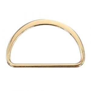 D-Rings Lot de 30 anneaux demi-ronds en m&eacute;tal plaqu&eacute; nickel avec boucle en m&eacute;tal en forme de D pour sangles de boucle et sacs de ceinture Dor&eacute; 40 mm (Sunbe Shine, neuf)