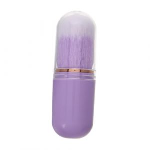 Healvian pinceau de maquillage pinceau blush de voyage front surligneur scellant pinceau retractable Pinceau rétractable pinceau blush rétractable petit pinceau à poudre Plastique Lavender (Le Sengyu, neuf)