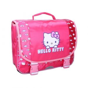 mybagstory Cartable Hello Kitty Fille – Sac à Dos Scolaire Rose Brillant – Maternelle et Primaire – Léger, Résistant, Grand Format 33x38x16 cm – Officiel Sanrio – Idée Cadeau Enfant 5 Ans+ (Mon jouet préféré, neuf)