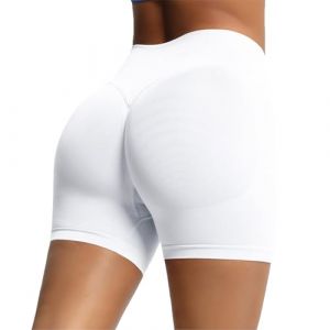 Short Cycliste Femme Sport Legging Court D'&Eacute;t&eacute; Shorts Taille Haute sous Robe Shorts Fitness Doux Anti-Frottement Short Gainant Femme Ventre Plat Yoga Pant Culotte Remonte Fesses V&ecirc;tements Pas Cher (⭐⭐⭐⭐⭐RLEHJN, neuf)