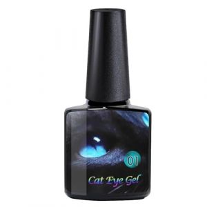 Vernis &agrave; ongles gel pour les yeux de chaton 9D, gel de vernis &agrave; ongles magn&eacute;tique | Kit magn&eacute;tique color&eacute; de vernis &agrave; ongles en gel pour les yeux de chaton de 8 ml,Kit magn&eacute;tique de vernis &agrave; ongles en (yanfe, neuf)