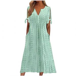 Robe Chic Gala Élégante Robe Blanche Dentelle Vêtements Été Cache Le Ventre Coeur Jupe Bohème Courte Intégré Fluide Sexy Moulante Mi-Longue Coton Tropicale Vente Flash du Jour, (QDKBWL, neuf)