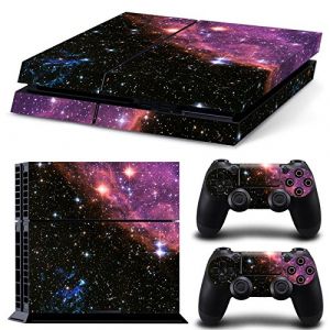 Mcbazel Skin en Vinyle pour PS4 Galaxy, Compatible avec la PlayStation 4 d'origine Sony, Autocollant en Vinyle Antid&eacute;rapant de Haute Qualit&eacute;, Couleur Galaxy (InniSpec, neuf)