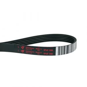 Indesit C00141664 Courroie trap&eacute;zo&iuml;dale 1208 PJ 5 E Machine &agrave; laver &eacute;galement Bauknecht Whirlpool 482000022952 Asko Cylinda 8052054 (Adepem, neuf)