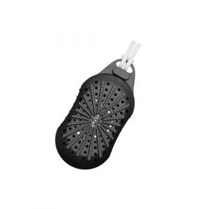 Sac à savon en silicone double texture exfoliant savon exfoliant économiseur de savon antidérapant à suspendre accessoire de salle de bain essentiel à séchage rapide douche (huiouer, neuf)