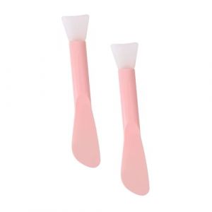 SKISUNO 2pi&egrave;ces Pinceau De Masque Facial Silicone Double T&ecirc;te De Applicateurs Pratiques Pour Soins Peau Pour Voyage Et Application Propre Des Masques (Kostowmer, neuf)
