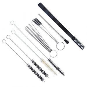 Yosoo Health Gear Kit de Nettoyage de Pistolet Pulvérisateur 19 Pièces, Brosse de Nettoyage de Pistolet Pulvérisateur de Peinture à Air comprimé, Brosses de Nettoyage pour Pistolets Pulvérisateurs, (Wannhui, neuf)