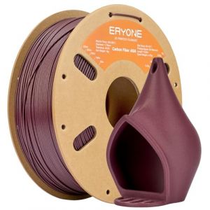 ERYONE Filament en fibre de carbone 1.75mm +/- 0.03mm, compatible avec la plupart des imprimantes FDM, ASA CF violet rouge&acirc;tre, bobine de 1 kg (2.2 lb) (Eryone-EU, neuf)