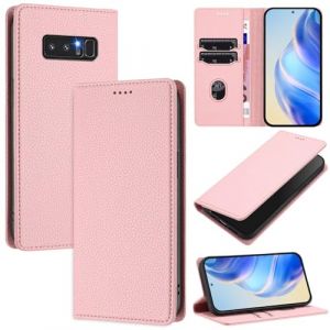 xinyunew Coque pour Samsung Galaxy Note 8, RFID Blocage Portefeuille Etui &agrave; Rabat, Housse en Cuir PU pour Samsung Galaxy Note 8, Rose (xinyunew, neuf)
