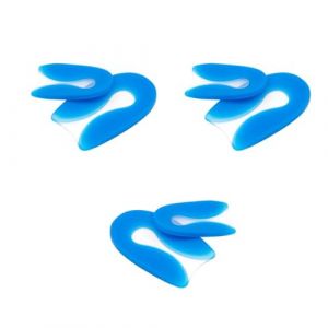 JRYGAC 3 Paires Talonnette Silicone en Gel, Epine Calcaneenne Silicone Talonette Coussinet Talon Chaussure, Talonnette Epine Calcaneenne, Épine Calcanéenne, Talonnette Gel pour Homme et Femme (KEWEIOK, neuf)