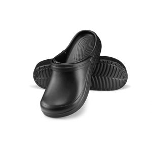 ESTRO Sabot de Jardin Femme - Sabot Jardin Femme Mules Plastique L&eacute;ger Gomme Chaussures Sabots Femmes Sabots de Jardin F07 (40 EU, Noir) (ESTRO&trade;, neuf)