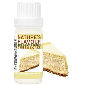 ALPHAPOWER FOOD Arôme alimentaire naturel gâteau au fromage I liquide - gouttes aromatisantes et édulcorant sans sucre, 1x10ml goût délicieux, vegan liquid sweetener Flavour Drops, Flavdrops (ALPHAPOWER FOOD, neuf)
