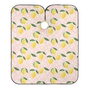 Citron Fruit Tropical Agrumes Rose Peignoir Coiffure Accessoires Robe De Coiffure Antistatique Blouse Coiffeur Pour Coiffeurs Barber Salon 140X168Cm (guangzhouhongchenmaoyishanghanggerenduzi, neuf)