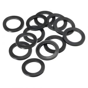 PATIKIL Rondelle Plate En Caoutchouc M30, Lot De 12, Diamètre Intérieur 30mm, Diamètre Extérieur 39mm, Épaisseur 3mm, Joint D'étanchéité Espaceur Pour Robinet Tuyau Raccord Boulon, Noir (PATIKIL UK, neuf)
