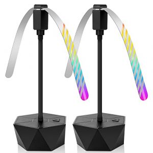 AMFUN Ventilateur Anti-Mouche R&eacute;pulsif Pliable et Suspendu, Aucun Produit Chimique N&eacute;cessaire, 2PC Ventilateur Anti-moustiques pour Pique-Nique et Barbecue (Riyuu, neuf)