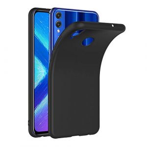 AICEK Coque Honor 8X, Noir Silicone Coque pour Honor 8X Housse Huawei Honor 8X Noir Silicone Etui Case (6,5 Pouces) (AICEK EU Store, neuf)