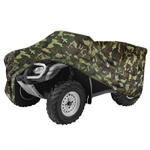 ANFTOP ATV Housse Ext&eacute;rieure pour Quad Bache de Protection Camping VTT Moto Etanche Anti -UV Imperm&eacute;able 210D Camouflage 256 * 110 * 120cm (ANFTOP-EUROPE, neuf)