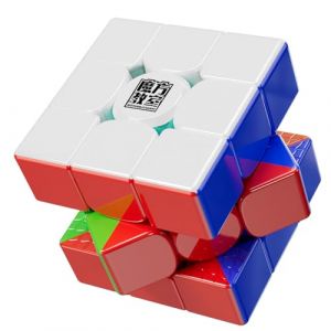 Moyu RS3M V5 SE SpeedCube 3x3 Cubo, Professional 3x3x3 rs3mv5 Magnetic Master Cube Stickerless Magic Cube, Puzzle Game for Speed Cuber, Gift for Adults and Children（Dual-Adjustment Version） (MoYu FR, neuf)
