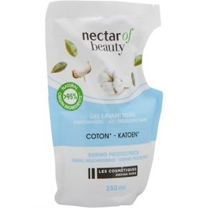 BEAUTY - Savon Liquide Mains Parfum Coton NECTAR OF | Onctueux et d&eacute;licat | Pour un soin quotidien des mains | 250ml | LOT DE 6 (ViveVers, neuf)