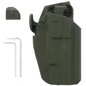 ACEXIER Étui Tactique de Pistolet Gauche Droit pour G1ock 17 20 21 22 31 / H & K VP40 45 / S & W M & P 22 45 9mm / S1GP225 / Taurus PT24 PT809 PT840 (Right-Green) (BOXUN-FR, neuf)