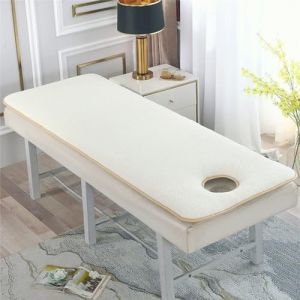 Surmatelas En Peluche Pour Table De Massage Lash Bed Topper Protège-Matelas Rembourrage De Lit Spa Avec Bandes Élastiques Couvre Matelas En Mousse À Mémoire Forme Pour Lit De Salon Beauté,01,60*180cm (caizyue, neuf)