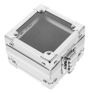 VICASKY Bo&icirc;te De Rangement De Zinc Pour Embouts De Pon&ccedil;age Organiseur De Mat&eacute;riel De Manucure Nail Art Support Pratique Pour Espace De Travail (Micanties, neuf)