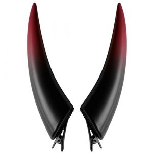 Cornes frontales fantômes, pinces à cheveux cornes du diable | Casque de vampire démon pour femmes | Coiffe de vampire démon pour femme, pinces à cheveux diable d'Halloween, costume de cornes d (Chuuya, neuf)