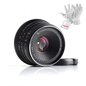 7ARTISANS 25mm F1.8 Objectif M43 Mount, Mise au Point Manuelle, Compatible avec Olympus et Panasonic M4/3 Mount Cam&eacute;ras (Light Shadow-EU, neuf)